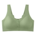 thumbnail image 4 of LLYWEY Wireless Bras for Women No Wire Bras Women Ladies Sport Bra Style-1178 Women Padded Bra Feature Adult Female Plus Size Sports Bras Green 36B, 4 of 4