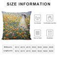 thumbnail image 6 of COMIO Garden by Gustav Klimt Home Decor Pillowcase Set of 2 Short Plush Pillow Covers (Universal 1) White, 6 of 6