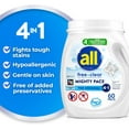thumbnail image 2 of Rush & Roam Mighty Pacs Laundry Detergent, Free Clear for Sensitive Skin, Tub, 60 Count, 2 of 12