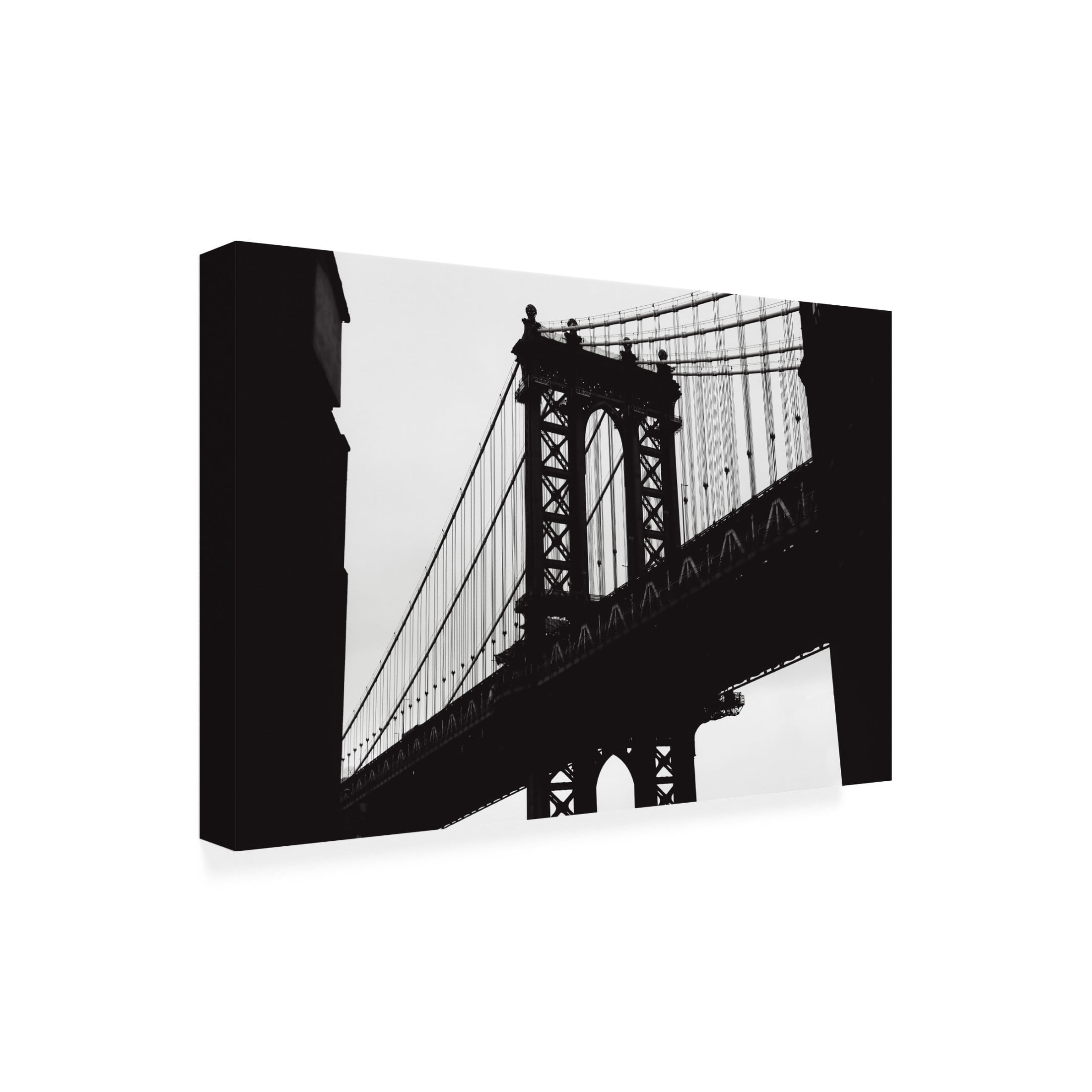 Trademark Fine Art Rikard Martin Manhattan Bridge Canvas Wall Art