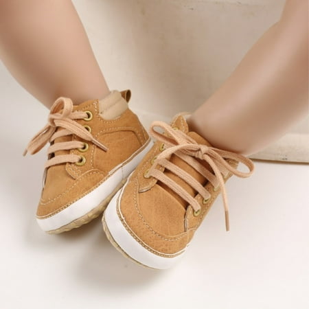 

Infant Baby Prewalker Soft Sole Sneaker Cotton Crib Shoes Sport Casual First Walkers Leather Anti-slip Shoes Boy Girl Comfortable Shoes