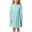 Light Blue, variant on WOYY Toddler Girls Polka Dot Long Sleeve Dress Casual High Waist Midi Dress, Sizes 3-4