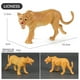 thumbnail image 1 of Set de juguetes de animales salvajes - Figuras de peluche suave de 12 piezas para decoración de salas de juegos y juegos educativos, 1 of 1