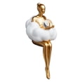 thumbnail image 4 of Estatua artística decorativa, estatua de personaje, chica nube, regalo de Navidad, figura coleccionable sosteniendo la pelota, 4 of 9