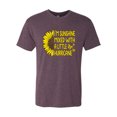 thumbnail image 2 of Wild Bobby, I'm Sunshine Mixed With A Little Hurricane , Inspirational/Christian, Men Premium Tri Blend Tee, Vintage Purple, X-Large, 2 of 5