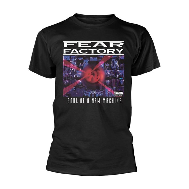 Fear Factory - Camiseta Soul Of A New Machine para Adultos Unisex (Negro)
