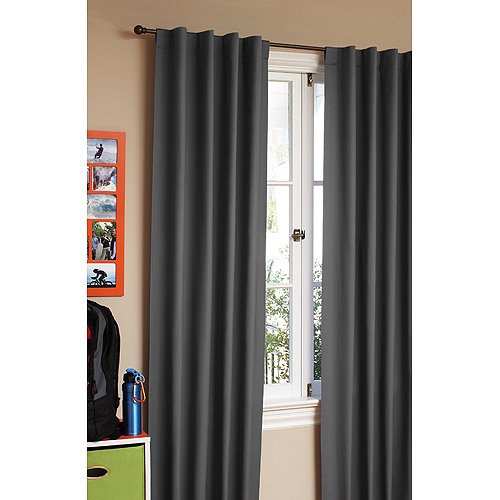 Dark Gray Blackout Curtains Home The Honoroak