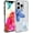 Blue Lily, variant on Cute Cat Phone Case for iPhone 11 Black Cat Case Cover Clear Phone Case w/Four Corner Reinforced Shockproof Girly Women Phone Cover Transparent Preppy Phone Case with Design