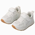 thumbnail image 6 of CAUYDY Toddler Boys Girls Non Slip Breathable Mesh Sneakers Lightweight Hook and Loop Athletic Running Shoes Comfortable Sport Shoes for Kids(L101-White,6.5), 6 of 6