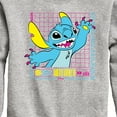 thumbnail image 3 of Disney - Lilo & Stitch - Neon Stitch - Toddler & Youth Crewneck Fleece Sweatshirt, 3 of 5