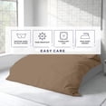 thumbnail image 4 of Kotton Culture 600 TC 100% Egyptian Cotton Duvet Cover (Taupe, Queen/Full, 3 Piece Set), 4 of 4