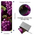thumbnail image 4 of Grape Yoga Mat Towel with Storage Bag - 72.8"x26.8" - Suitable for Hot Yoga, Pilates, Fitness - Yoga Blankets Included, 4 of 6