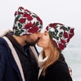 thumbnail image 5 of Lsque Rose Flowers Pattern Knitted Beanie, Unisex Winter Hat, Knit Hat Winter Beanies Thick Fisherman Beanies Cuffed Plain Skull Caps, 5 of 6