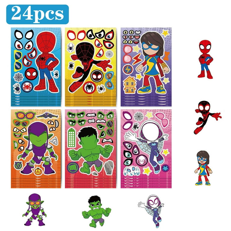 Spider Face Stickers