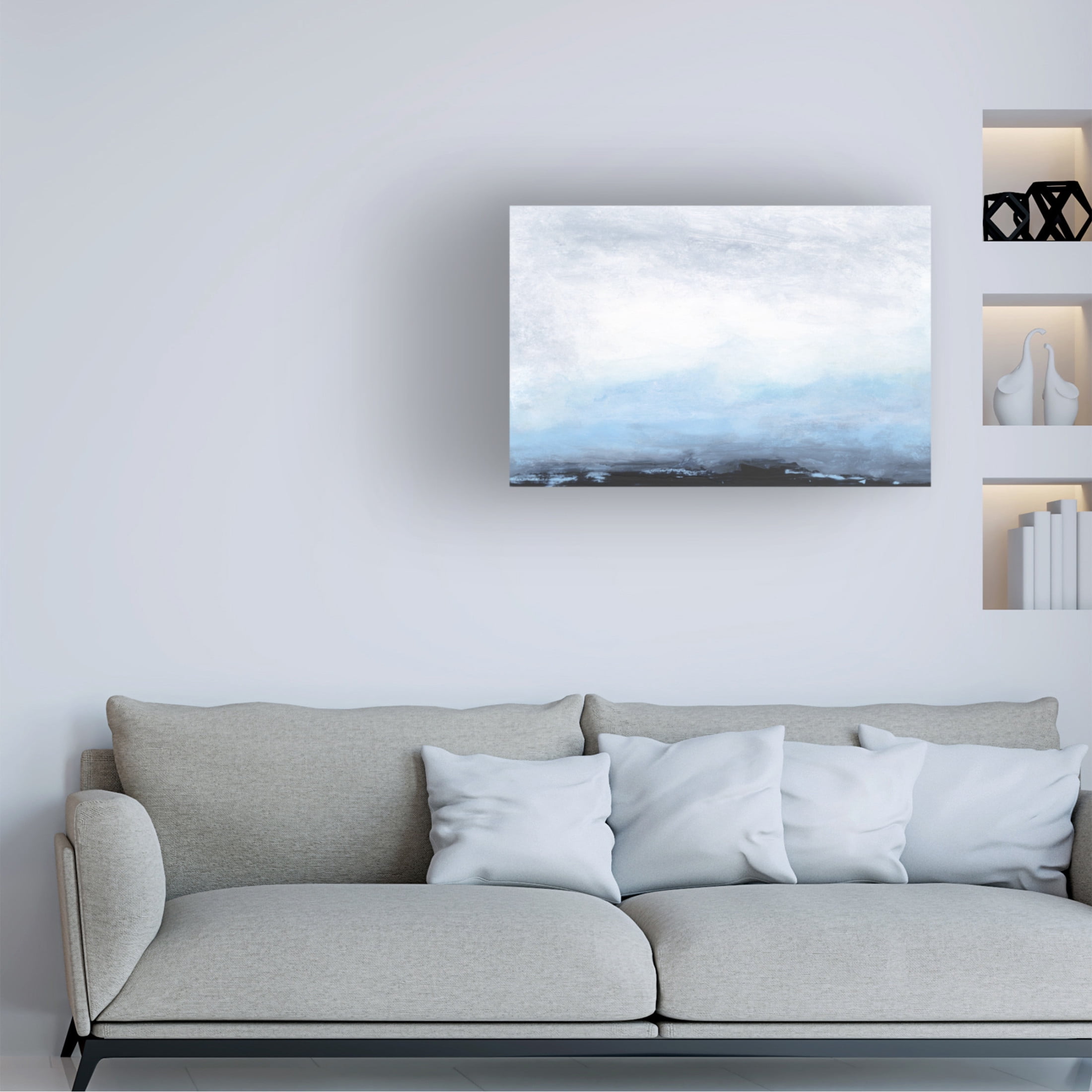 Trademark Fine Art Sharon Gordon Across the Blue Ocean Canvas Wall Art