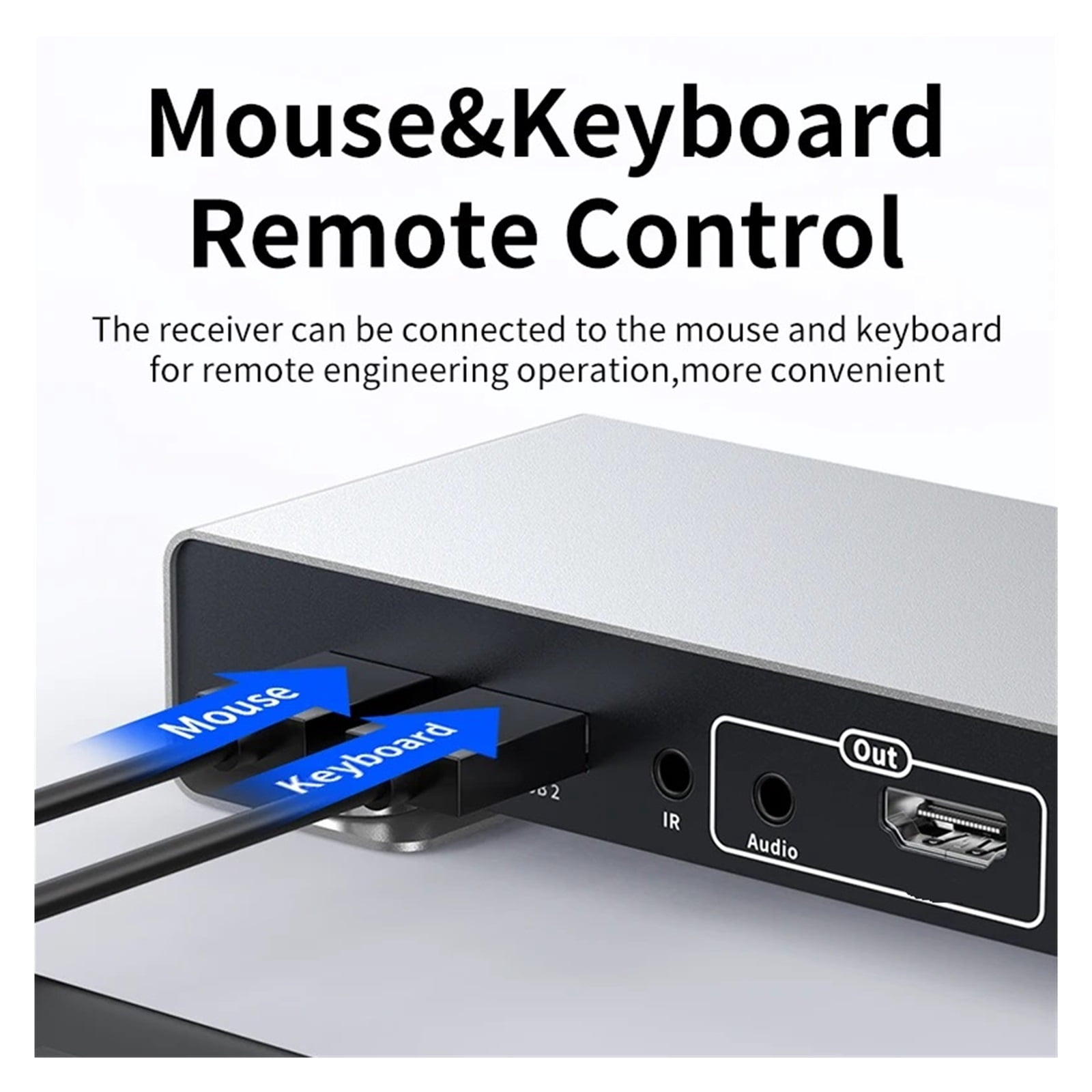 4K KVM Extender over IP, 200M Ultra HD Video over Ethernet