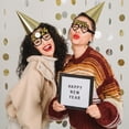 thumbnail image 5 of New Year's Party Decoration New Year's School Party Decoration Fun Photos Glasses Paper Glasses - style：style2；, 5 of 5