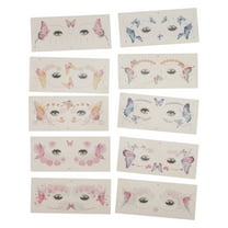 Unique Bargains 1 Set Realistic Fake Temporary Tatto Butterfly Temporary Tatto for Adult Assorted Color