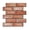 Red Brick, variant on LAZIOEGR 3D Red Brick Peel & Stick Wallpaper Water-Resistant Removable Self Adhesive PVC Wall Stickers for Living Room Kitchen Countertop, 11.8 x 11.8 Inches / 300 x 300 mm, 1 Pack