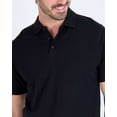 thumbnail image 3 of Real Essentials 4 Pack: Men's Cotton Short Sleeve Polo | Collared Pique Golf Shirt Casual Performance (Big & Tall Available), 3 of 5
