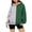 Green-sweatshirt for women, variant on Dazajoo Womens Color Block Sweatshirts Long Sleeve Oversized Hoodies with Pocket Lightweight Workout Athletic Pullover Tops Fall Fashion Outfits,Black,L