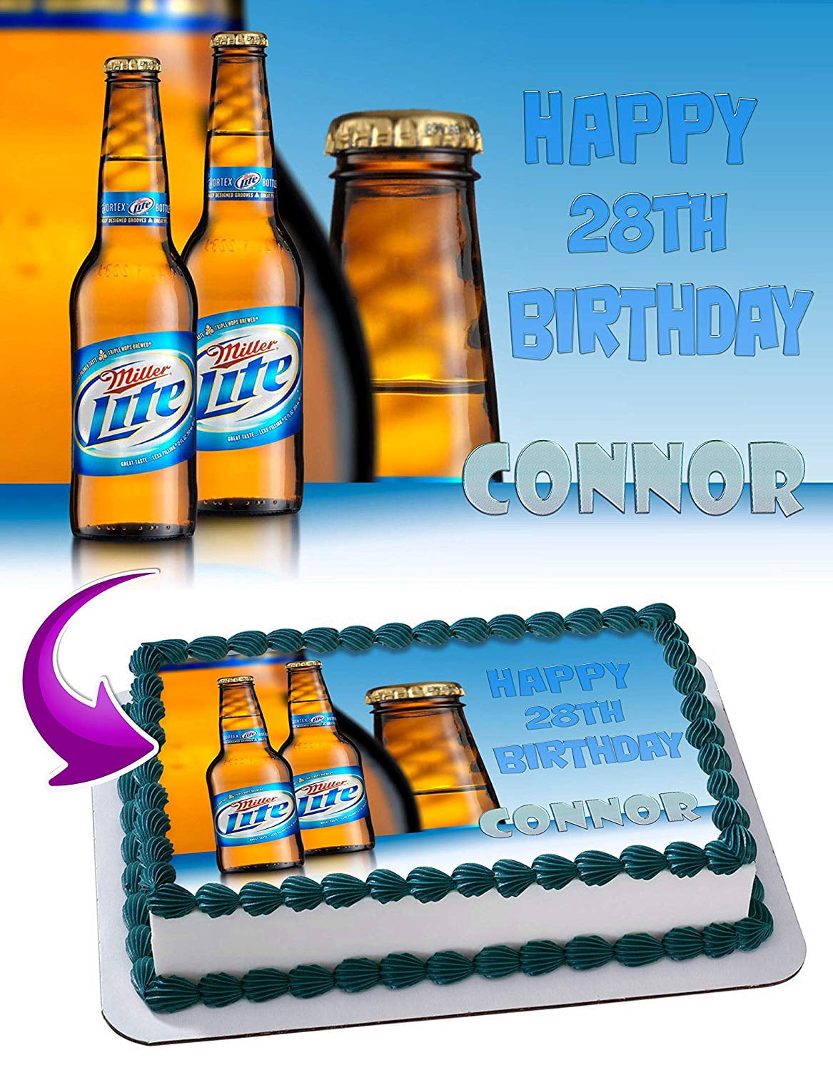 miller-lite-beer-edible-cake-image-topper-personalized-birthday-party-1