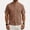 Khaki, variant on FRSASU Men's Dress Shirts Short Sleeve Button Down Mandarin Collar Shirt Solid Casual Summer Vacation Tops White