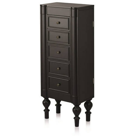 Contemporary Armoire, Black