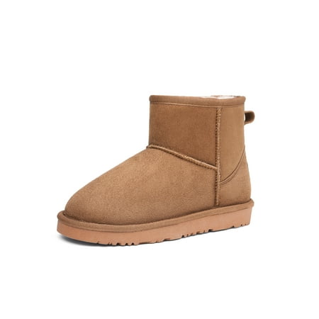 

Dream Pairs Boys Girls Fashion Faux Fur Lined Ankle Snow Boots Kids Outdoor Winter Shoes KSB214 CAMEL Size 13 little kid