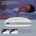 thumbnail image 2 of Almohada DreamyBlue con zafiros reforzados, ajustable, tamaño Loft Queen, 2 of 6