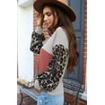 thumbnail image 4 of Redhotype Chic Stretch Leopard V-Neck Top - Stylish Casual Essential!, 4 of 8