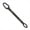Black, variant on tooloflife 270mm/10.63 inch Double End Spanner Metric Wrench Extra Long Wrench Hand Tool High-Carbon Steel