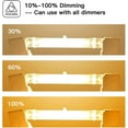 thumbnail image 5 of Set of 5 R7S Halogen Bulb 118mm 200W 230V, R7S Halogen Rod 118mm, R7S Halogen Bulb Dimmable Halogen Rod Lamp for Building Spotlight, Work Landscape Li, 5 of 5