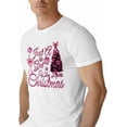 thumbnail image 1 of T-Shirts for Men, Christmas Snowflake Tree Pink Crew Neck Cotton T-Shirt Men's Short Sleeve Just A Girl Who Loves Xmas, 1 of 8