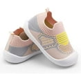 thumbnail image 2 of Unsex Baby First Walking Shoes boy Girl Infant No-Sliper Lightweight Sneakers,6 12 18 24 36 Months Toddler Protect Toes Sock Shoes, 2 of 7