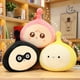 thumbnail image 2 of Almohada de peluche de huevo de dibujos animados Kawaii, muñeco de peluche, bola redonda rosa y negra, almohada suave, regalos para niños zhangyuxiang LED, 2 of 2