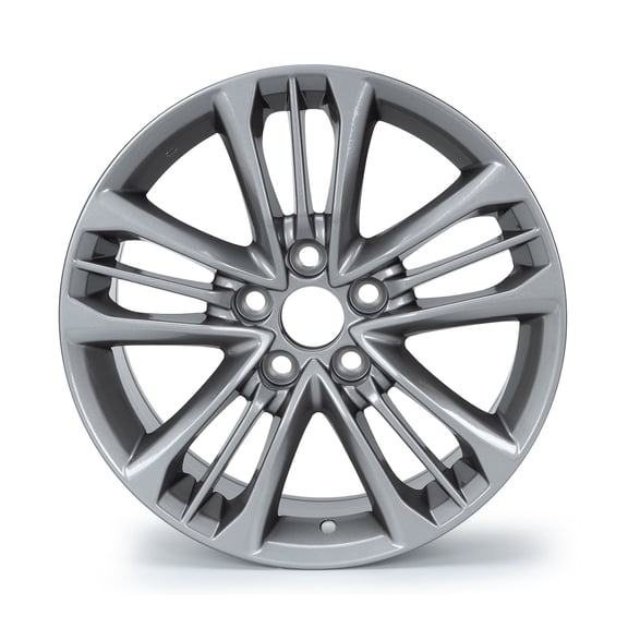 17" Wheel Rim 17x7-inch 5-Lug Machined Grey, for 2015-17 Toyota Camry Replacement Alloy Rim 75171