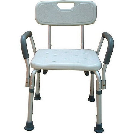 Bath Bench with Back and Padded Arms