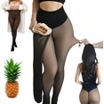 thumbnail image 1 of New Compression Band & One Seam Option The Original Magic Fleece Lined Leggings, Winter Fake Translucent Warm Tights, 1 of 6