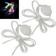 thumbnail image 3 of 1 par de cordones de zapatos con luz LED, impermeables, con pilas, con flash, para fiestas, hip hop, baile, patinaje, correr, cosplay, 3 of 12