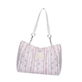 thumbnail image 2 of Bolso tote para mujer, bolso clásico de mano para mujer, ideal para viajes, para la calle, el trabajo o fiestas. Rosa, 2 of 8