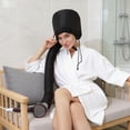 thumbnail image 5 of Hair Dryer Cap with Adjustable Drawstring, Lightweight Fabric Warm Air Circulation, Compact Foldable Design for Hair Styling and Treatment, Small/Large Vent Options, 5 of 5