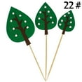 thumbnail image 2 of Coxeer Cake Topper Set Felt Plant Cute Cake Pick Cupcake Decoration Stick for Birthday, 2 of 10