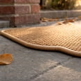 thumbnail image 4 of Scalloped Entryway Doormat 35.43x23.62in Polyester Semi-Circle Rug, 4 of 7