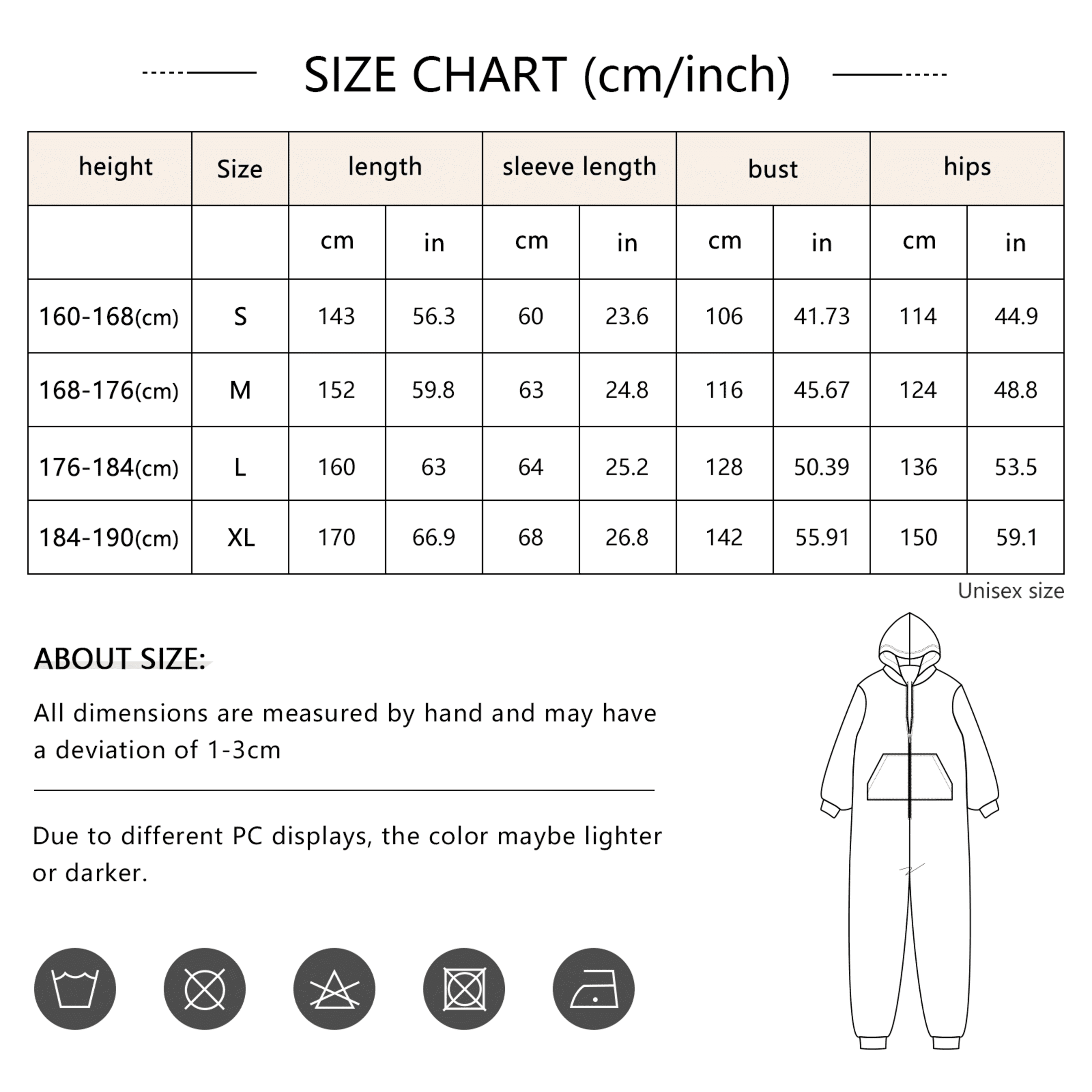 joogoo Karate Pattern Unisex Adults Onesies Pajamas Jumpsuits XL