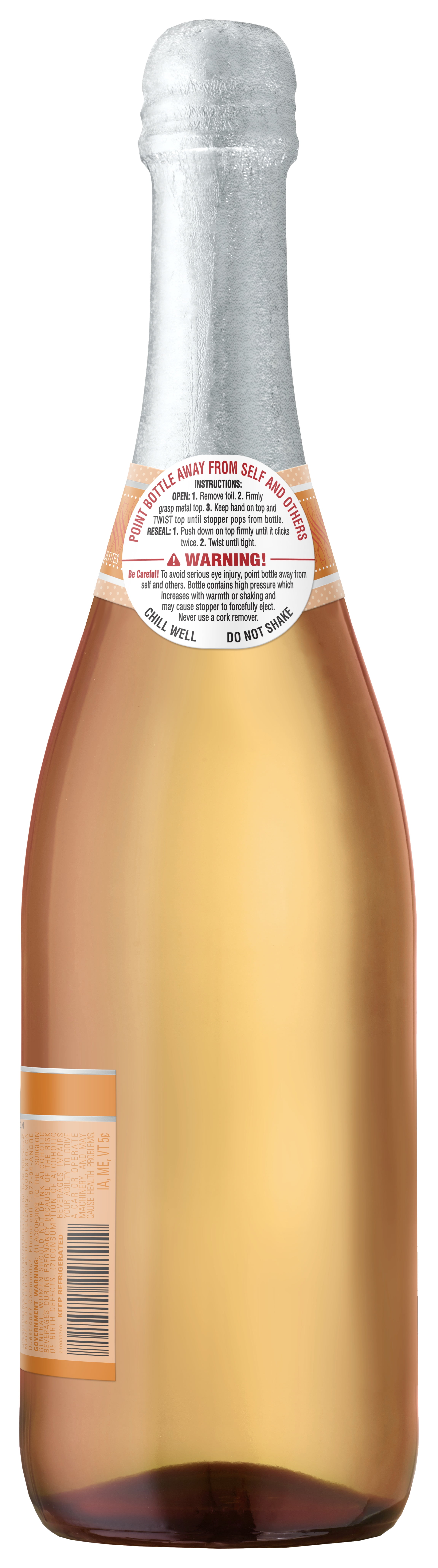 Andre Champagne Peach Moscato for Office Breakroom - Walmart