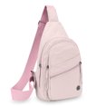thumbnail image 2 of Clossjun Women Men Small Crossbody Bags Daily Wear Sling Bag Adjustable Belt Casual Daypacks For Work Out Hiking Party Back To School Pink, 2 of 6