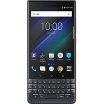 BlackBerry KEY2 LE (Lite) Dual-SIM (64GB, BBE100-4, QWERTZ Keypad) (GSM Only, No CDMA) Factory Unlocked 4G Straight Talk T-Mobile (Space Blue) - International Version