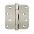 thumbnail image 2 of Deltana Dsb4r5-Rz 4" X 4" Solid Brass 5/8" Radius Corner Plain Bearing Mortise Hinge -, 2 of 2