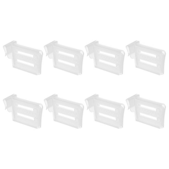 8Pcs PP Material Refrigerator Side Door Partitions for Space Optimization and Prevent Falling in Kitchens